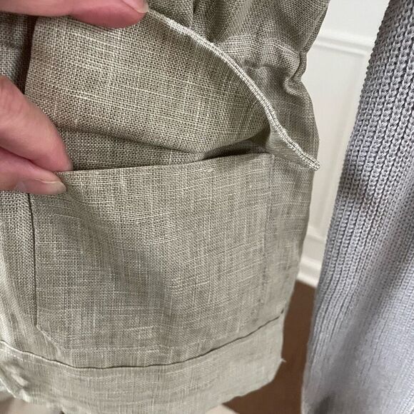 Adolfo Dominguez 100% Linen Mixed Material Safari Jacket P XS - Picture 6 of 12